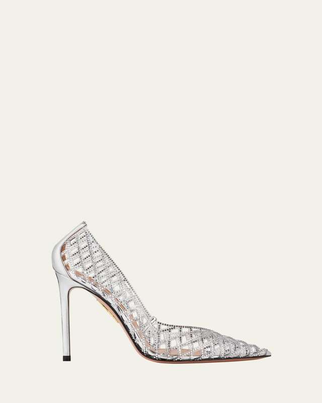 Lumiere Crystal Clear Evening Pumps